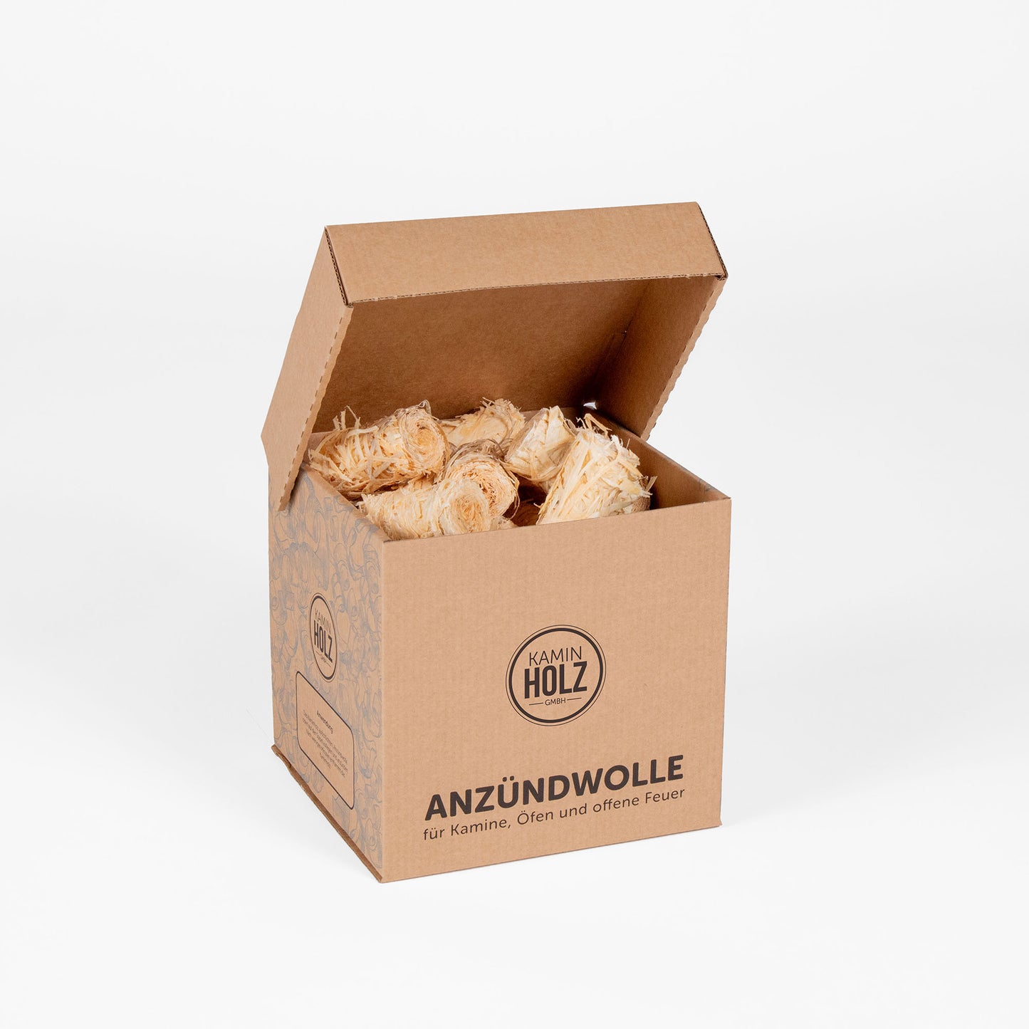 Kaminanzünder aus Holzwolle