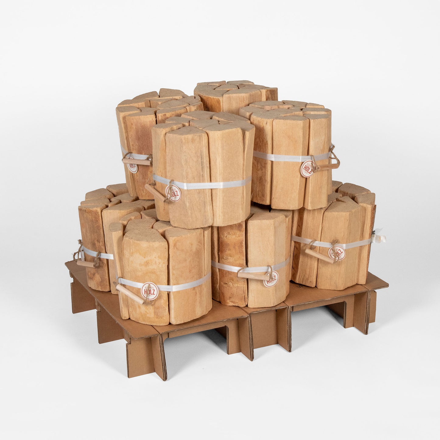 Kaminholz Buche als Rolle