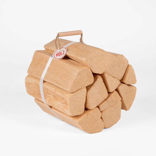 Kaminholz Buche als Rolle